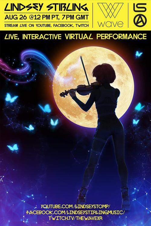 Lindsey Stirling - Artemis Virtual livestream VR concert 2019 official movie poster