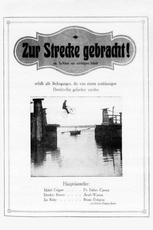 Zur Strecke gebracht 1917 official movie poster