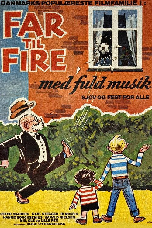Father of Four: The Whole Shebang 1961 official movie poster