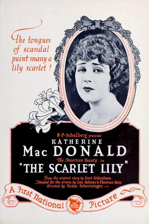 The Scarlet Lily 1923 official movie poster