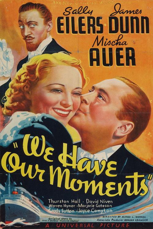 We Have Our Moments 1937 official movie poster