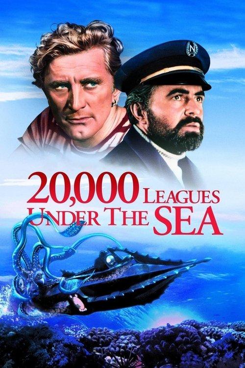 20,000 Leagues Under the Sea 1954 official movie poster