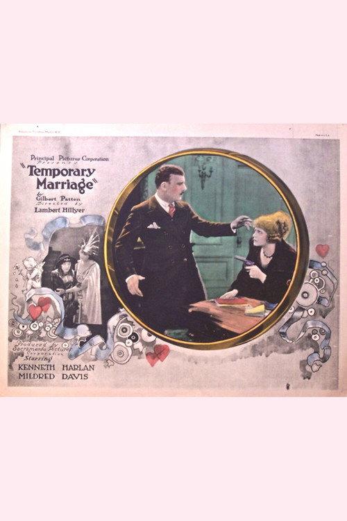 Temporary Marriage 1923 official movie poster