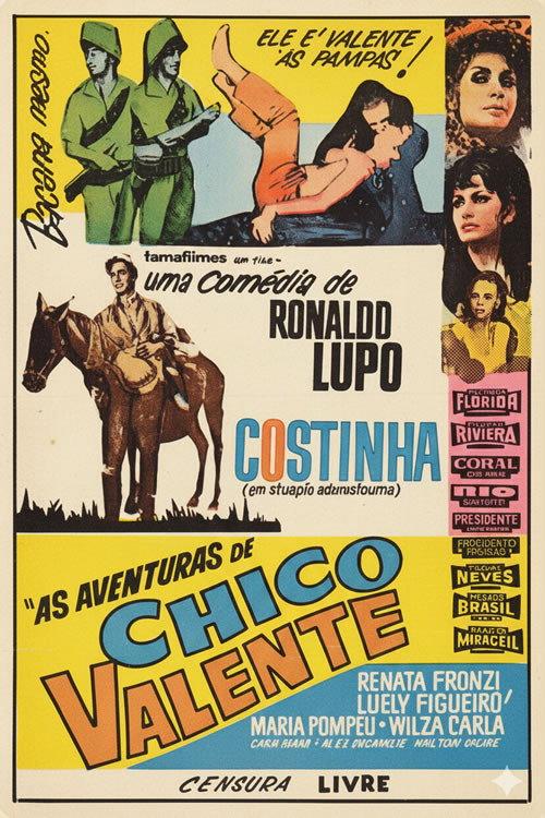 As Aventuras de Chico Valente 1968 official movie poster