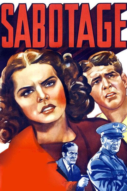 Sabotage 1939 official movie poster
