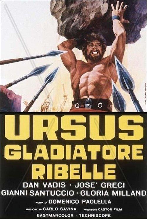 The Rebel Gladiators 1962 official movie poster