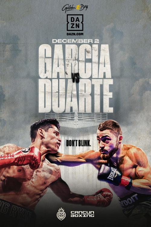 Ryan Garcia vs. Oscar Duarte 2023 official movie poster