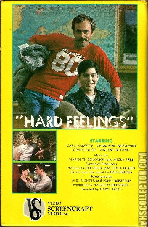Hard Feelings 1982 official movie poster