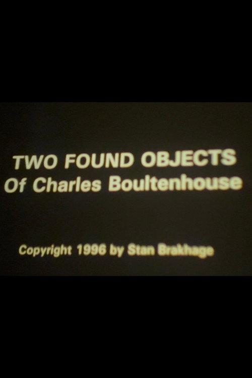 Two Found Objects of Charles Boultenhouse 1996 official movie poster