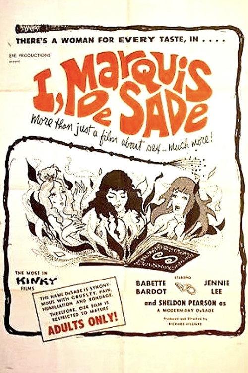 I, Marquis De Sade 1967 official movie poster