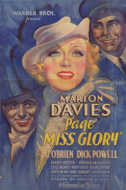 Page Miss Glory 1935 official movie poster