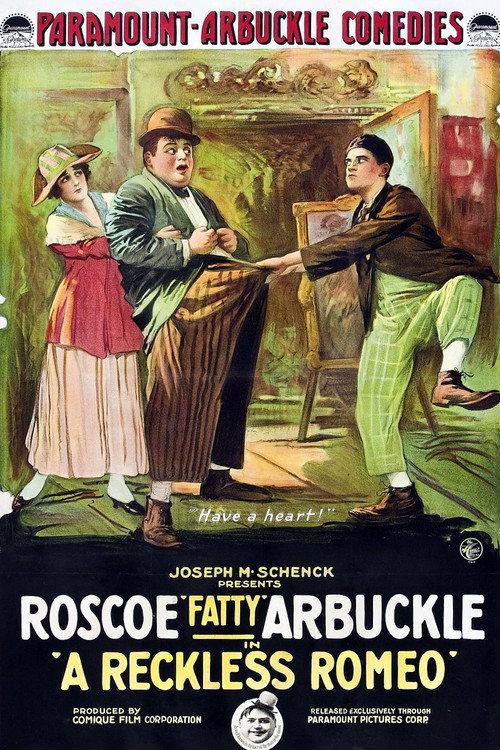 A Reckless Romeo 1917 official movie poster