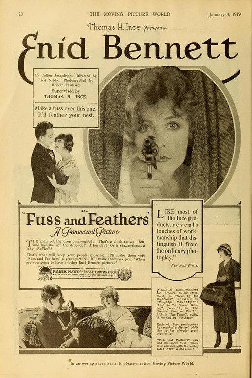 Fuss and Feathers 1918 official movie poster