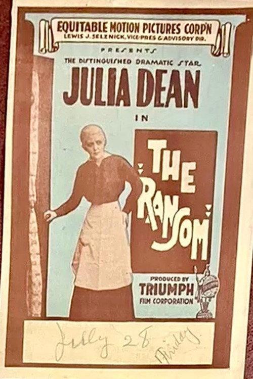 The Ransom 1916 official movie poster