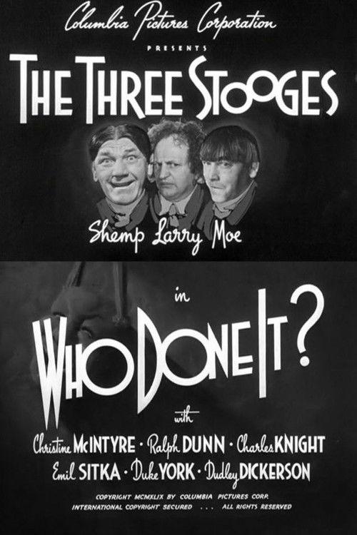 Who Done It? 1949 official movie poster