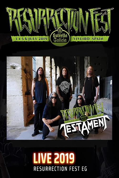 Testament - Live at Resurrection Fest EG 2019 2020 official movie poster