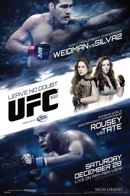UFC 168: Weidman vs. Silva 2 2013 official movie poster