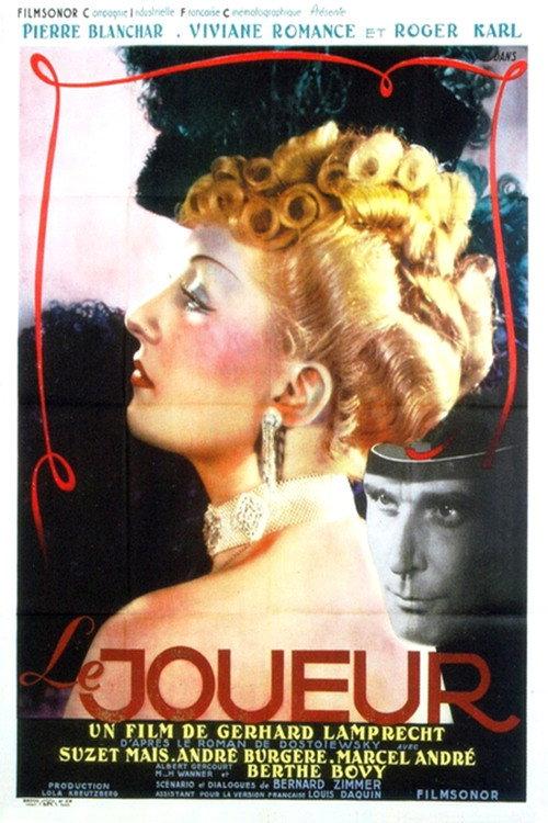 Le Joueur 1938 official movie poster