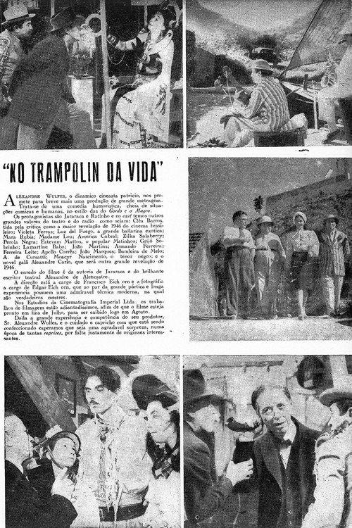 No Trampolim da Vida 1946 official movie poster