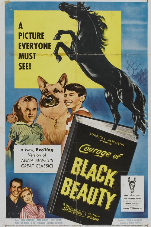 Courage of Black Beauty 1957 official movie poster