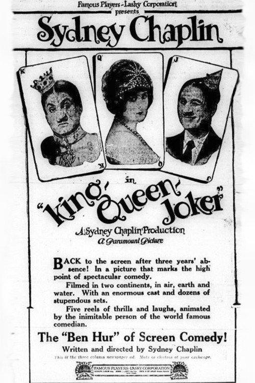 King, Queen, Joker 1921 official movie poster