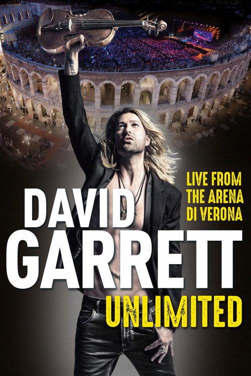 David Garrett: Unlimited - Live in Verona 2020 official movie poster
