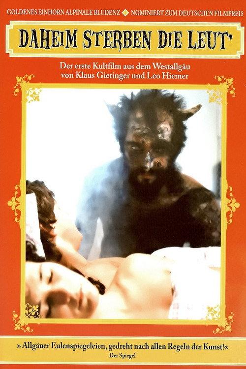 Daheim sterben die Leut' 1985 official movie poster