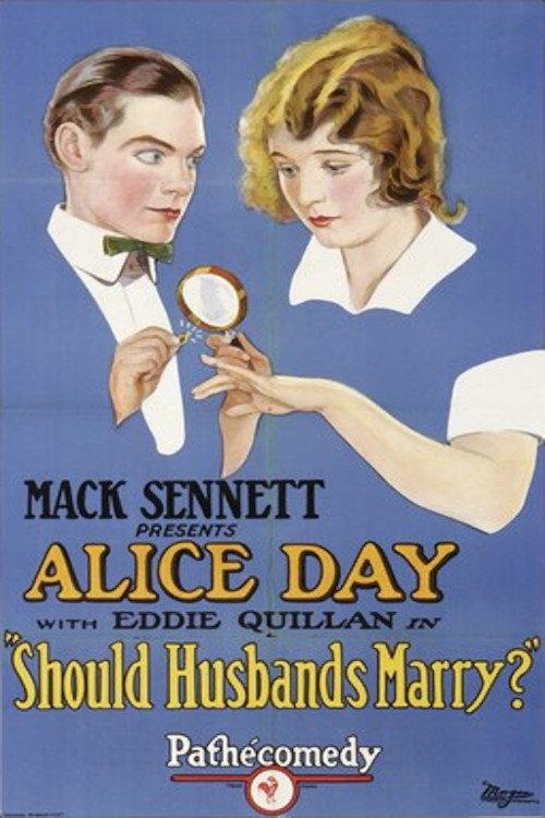 Should Husbands Marry? 1926 official movie poster