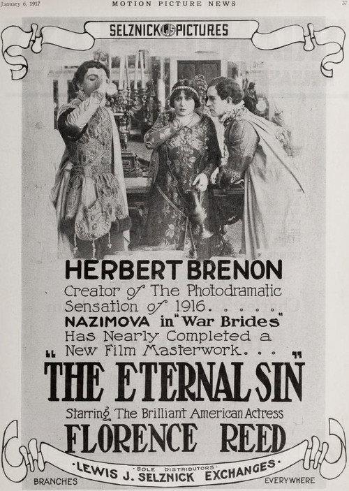 The Eternal Sin 1917 official movie poster