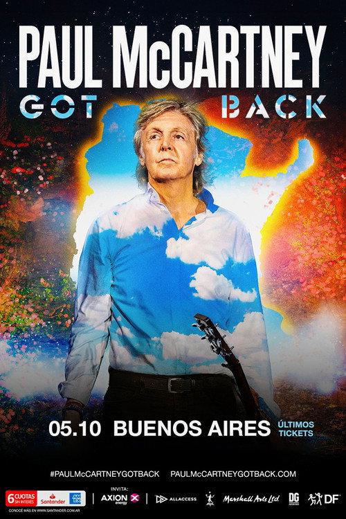 Paul McCartney: Got Back Argentina 2024 official movie poster