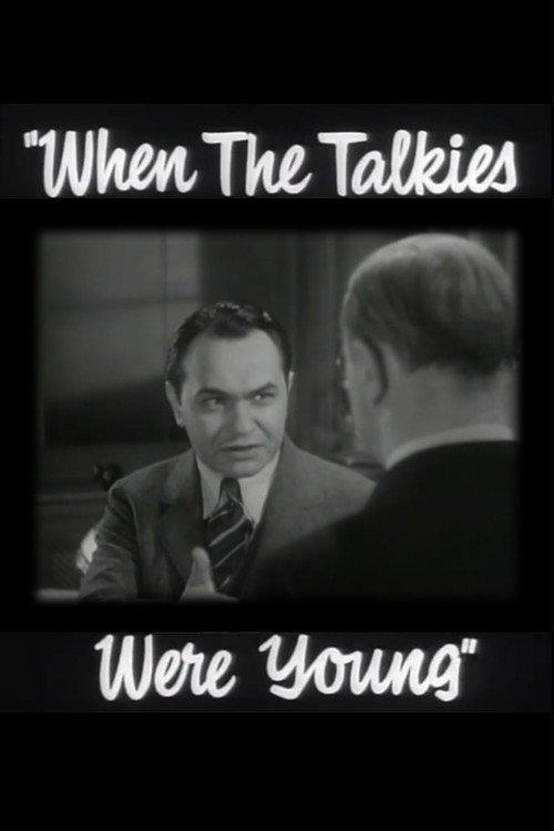 When the Talkies Were Young 1955 official movie poster