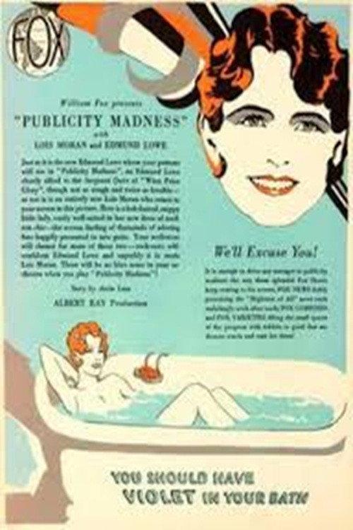 Publicity Madness 1927 official movie poster