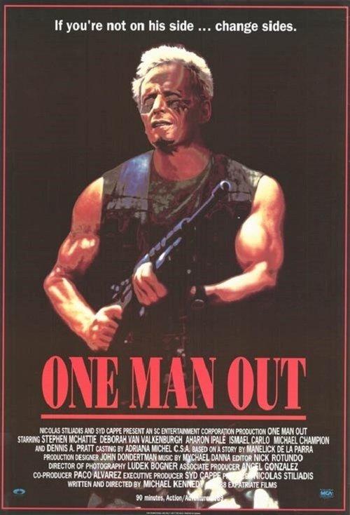 One Man Out 1989 official movie poster
