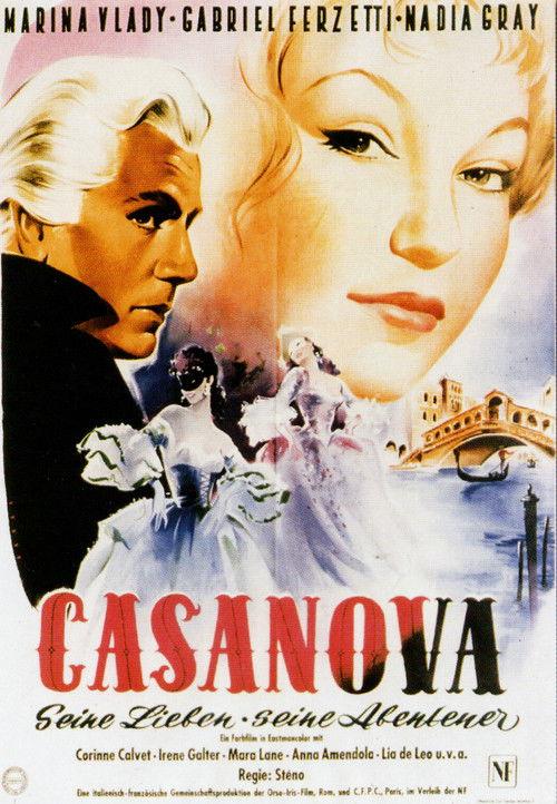 Sins of Casanova 1954 official movie poster