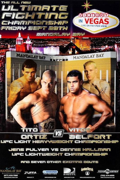 UFC 33: Victory In Vegas 2001 official movie poster