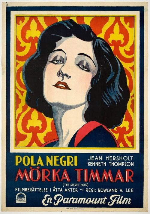 The Secret Hour 1928 official movie poster