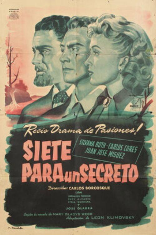 Siete para un secreto 1947 official movie poster