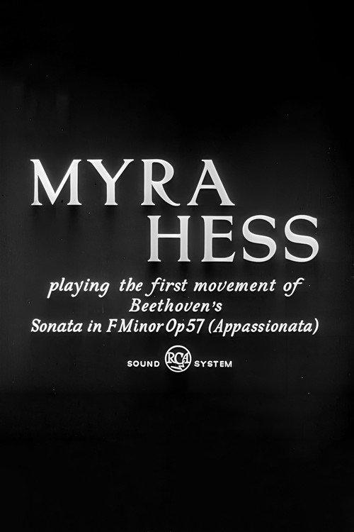 Myra Hess 1945 official movie poster