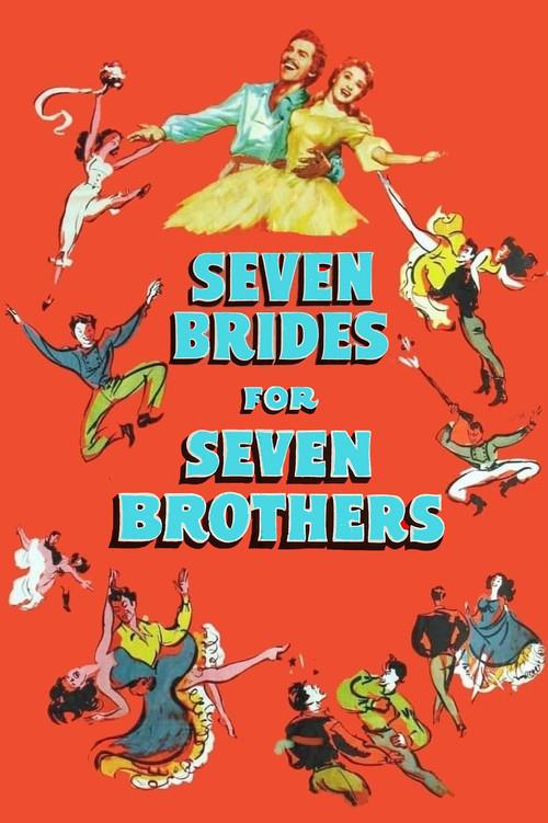 Seven Brides for Seven Brothers 1954 official movie poster