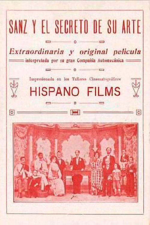 Sanz and the Secret of His Art 1918 official movie poster