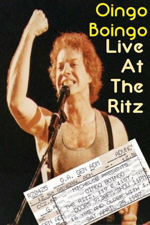Oingo Boingo: Live at the Ritz 1985 official movie poster