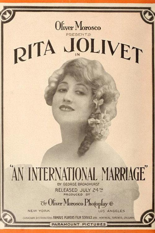An International Marriage 1916 official movie poster