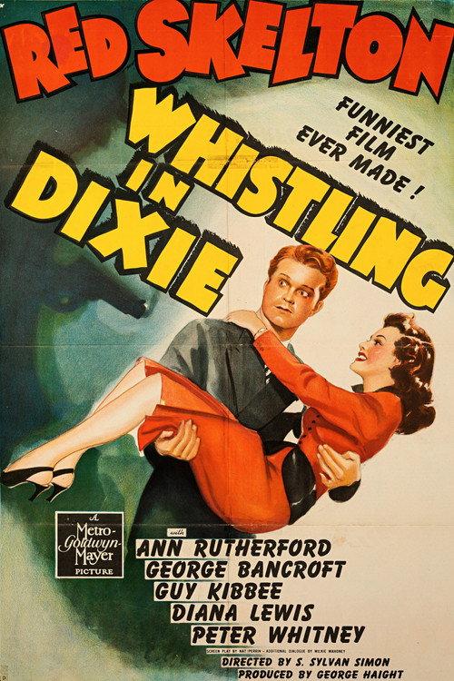 Whistling in Dixie 1942 official movie poster