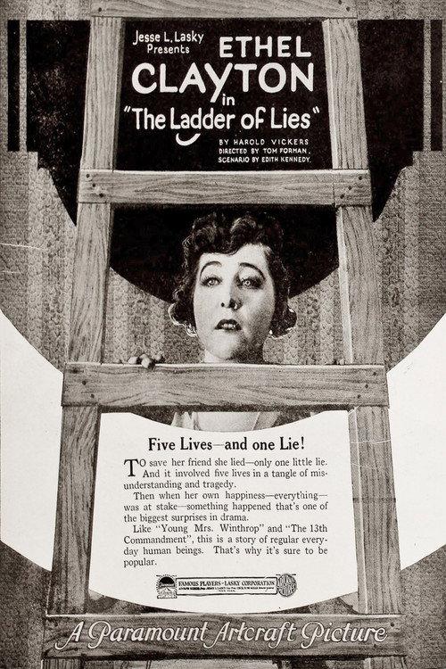 The Ladder of Lies 1920 official movie poster