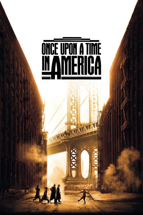 Once Upon a Time in America 1984 official movie poster