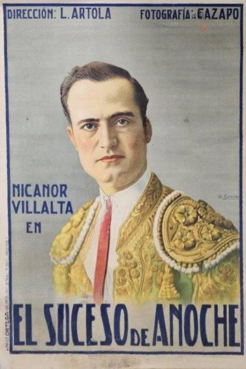 Last Night's Event 1929 official movie poster