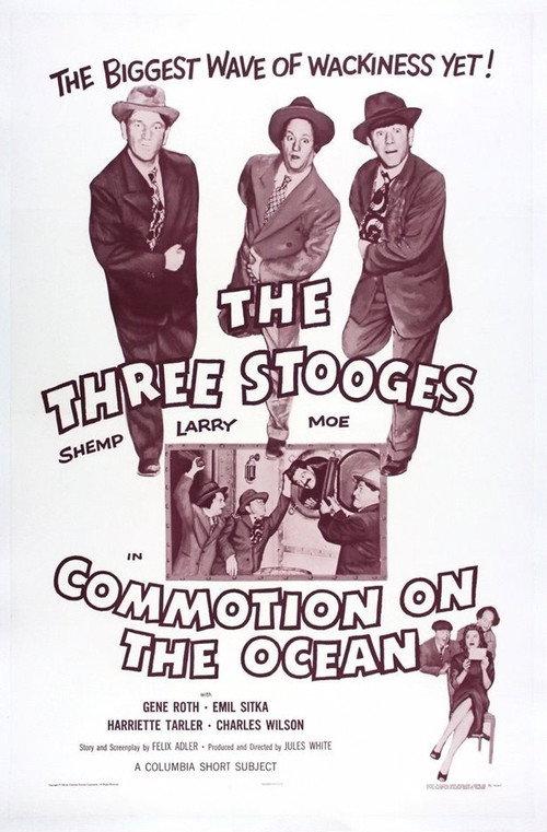 Commotion on the Ocean 1956 official movie poster