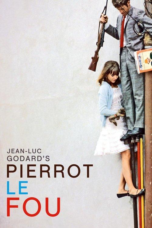Pierrot le Fou 1965 official movie poster