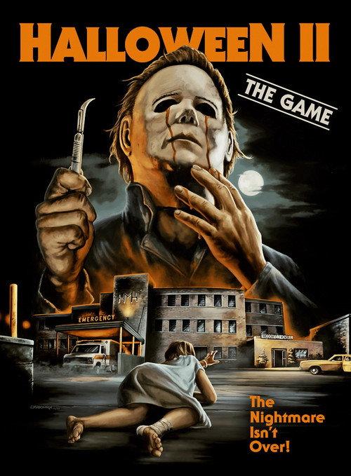 Halloween II: The Game 2023 official movie poster