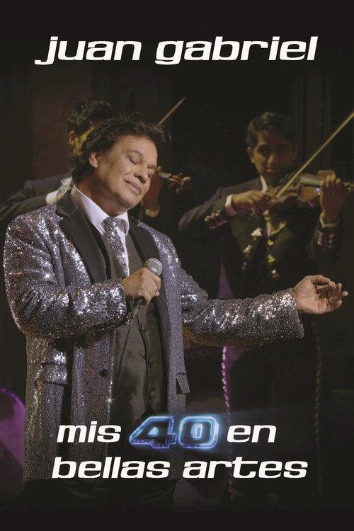 Juan Gabriel: Mis 40 en Bellas Artes 2014 official movie poster